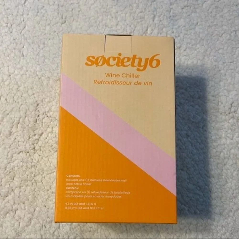 Society 6 Wine Chiller NEW